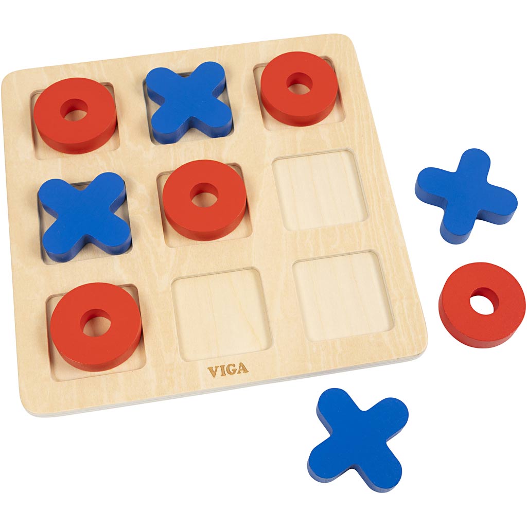 Viga tic-tac-toe, h: 0.9 cm, l: 22, w: 22 cm, 1 piece