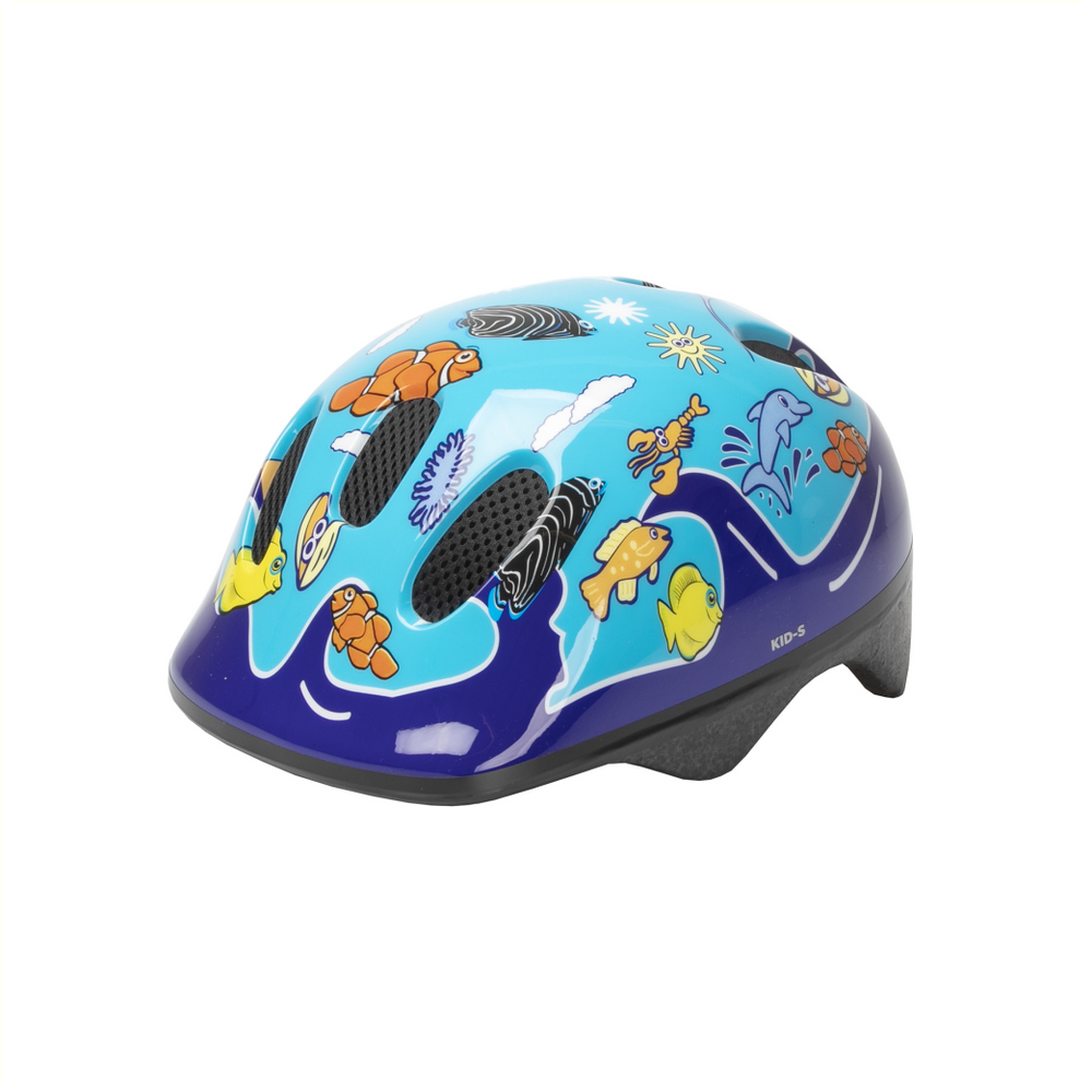 Casco infantil m-wave kid-s sea (52-57cm)