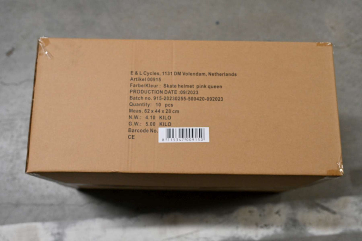 Volare Bicycle Skate Helmet - Pink - 55-57 cm