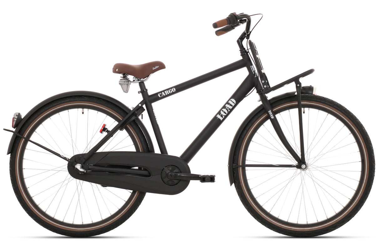 Bikefun Load 26 Boy Bike mit 3 Zahnradbremsnabe - Matt Black