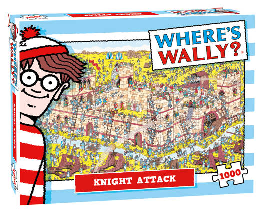 Del rompecabezas de regalos donde apos; S Wally Knight Attack 1000 piezas