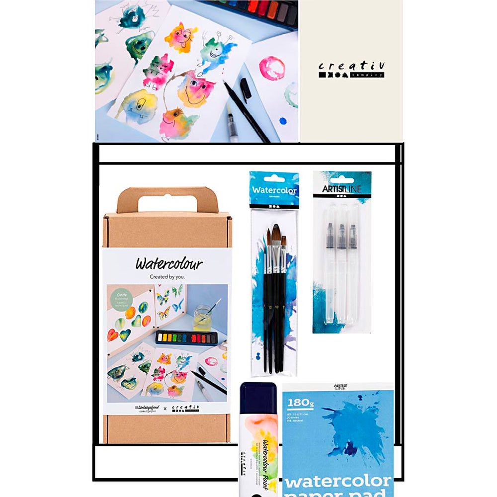 Creativ company small counter display, category, watercolor, children, 60 units per piece