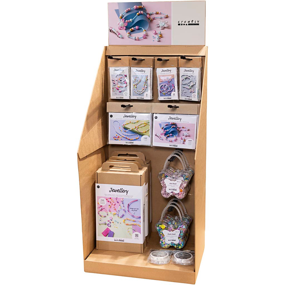 Creativ company large table display, jewelry, children, h: 834 mm, d: 322 mm, w: 416 mm, 54 units 1 piece