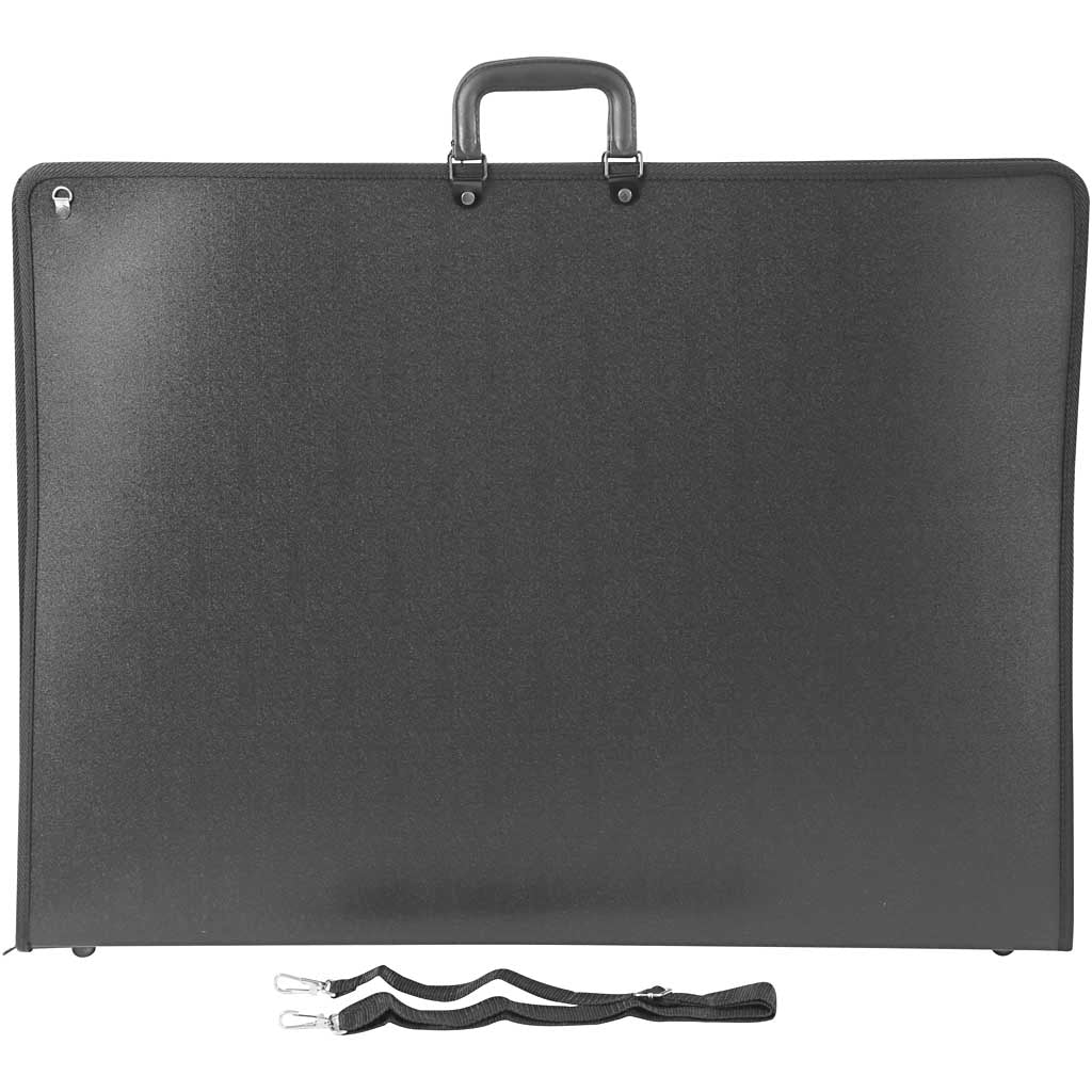 Creative company portfolio map, A2, sheet 420x600 mm, size 74x55 cm, black, 1 piece