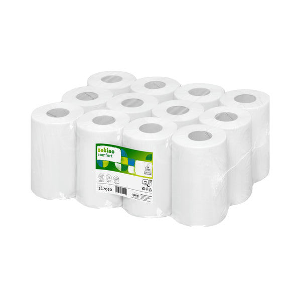 Satino cf1 poetsrol mini 1lgs (12x 120m)