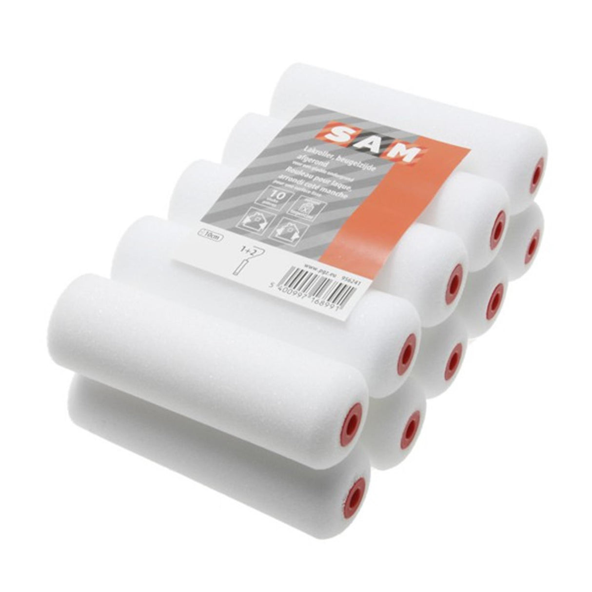 Sam viltrollers 10cm 5 stuks