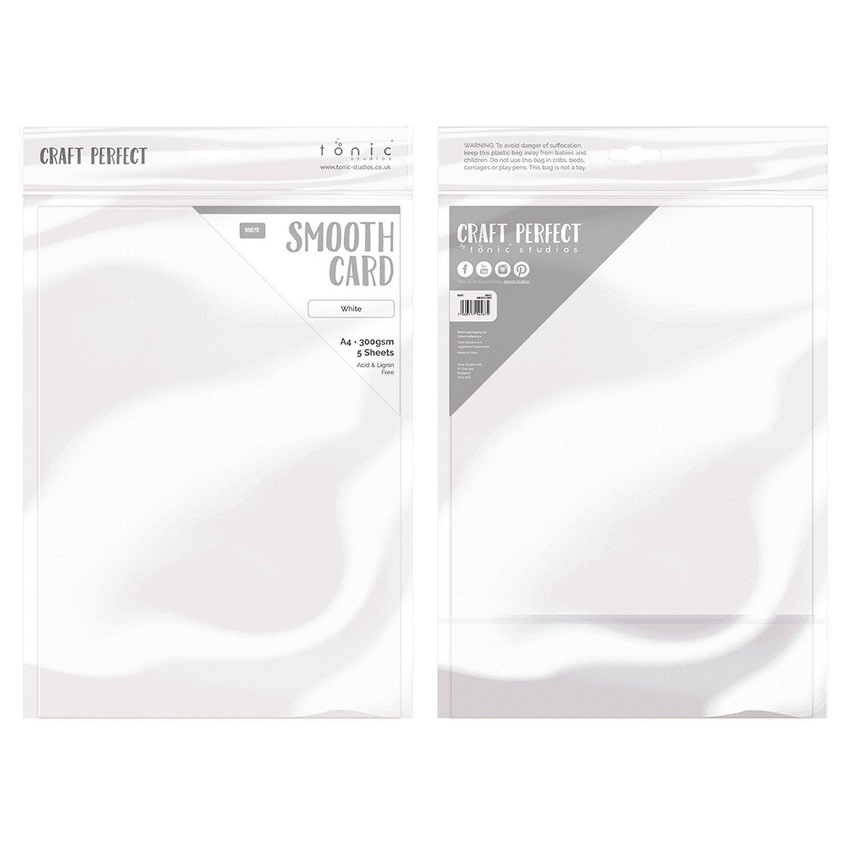 Craft perfect by tonic studios craft perfect • smooth card a4 300g white 5pcs
