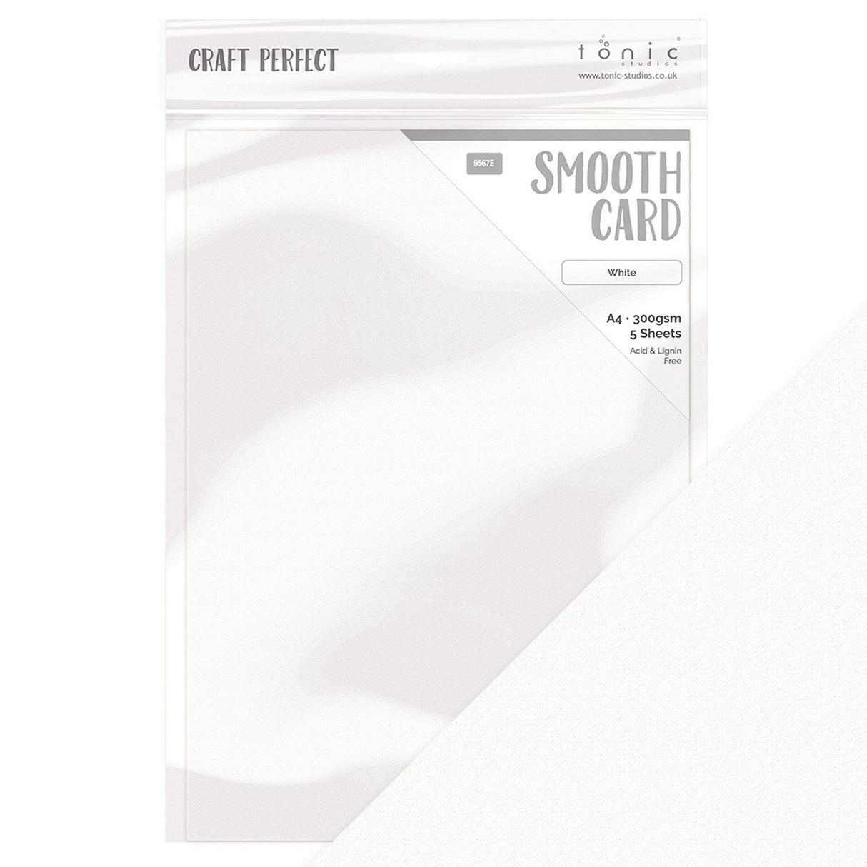 Craft perfect by tonic studios craft perfect • smooth card a4 300g white 5pcs