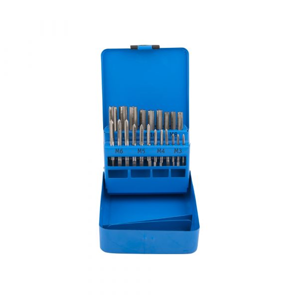 Tap set 21 pieces M3-M12