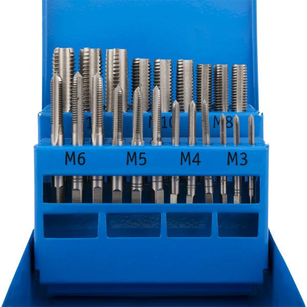 Tap set 21 pieces M3-M12
