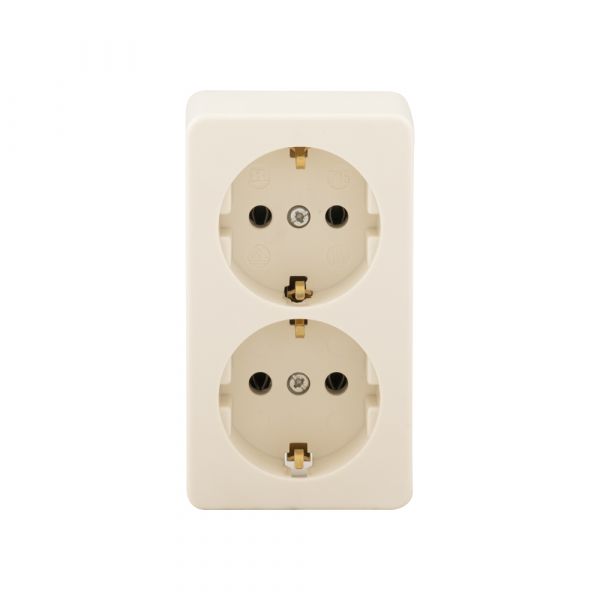 2-way socket + ra surface-mounted