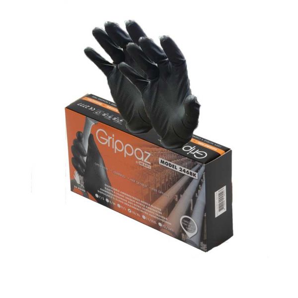 Ac Disposable Glove Nitryl BLACK