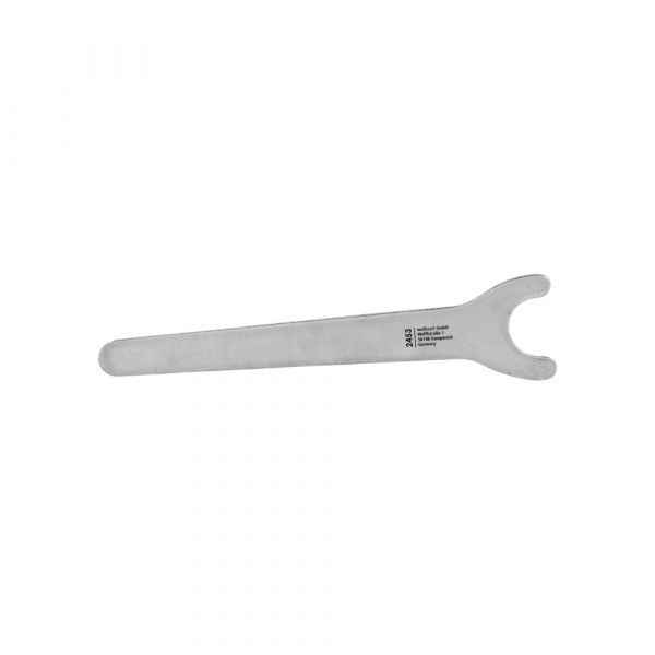 Flange wrench M14, tap distance 30 mm.
