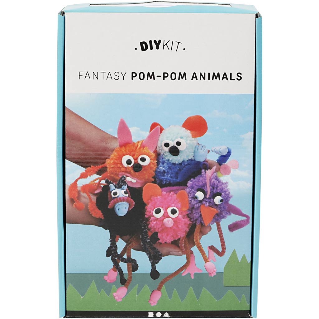 Creativ company diy yarn kit - animals, 1 set