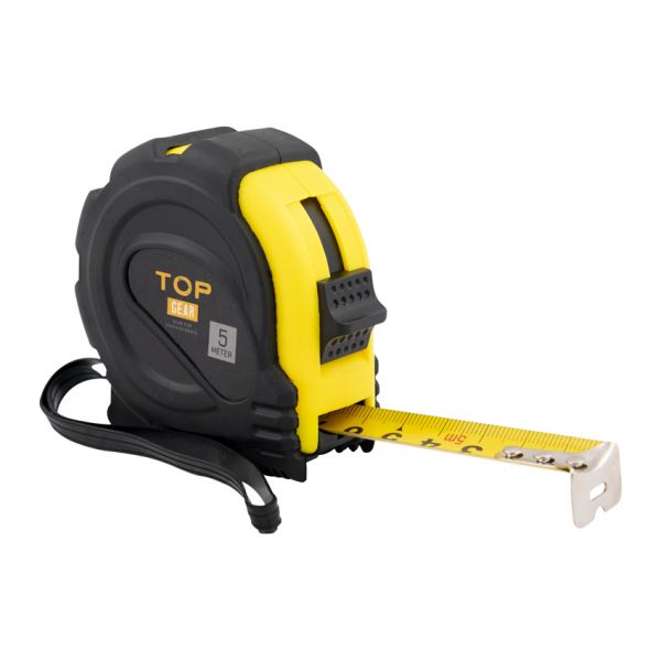 Tize de bande Topgear 5 m. poignée en caoutchouc