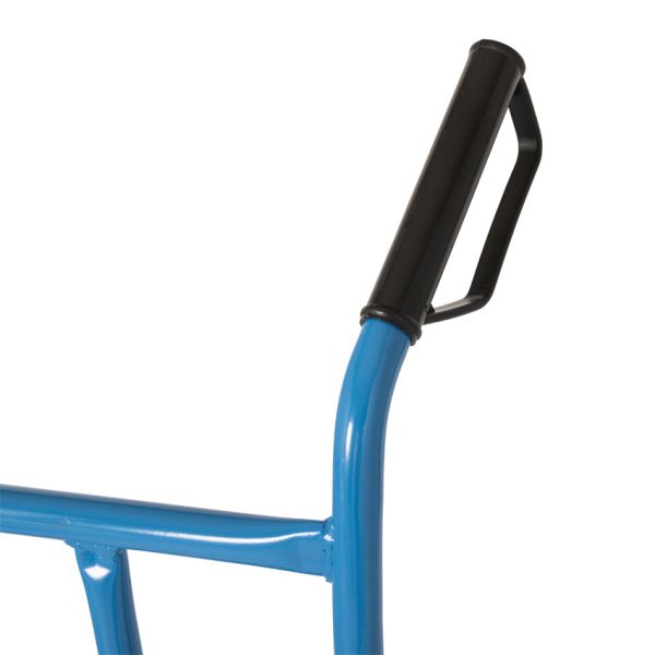 Ręczna ciężarówka niebieska 200 kg.