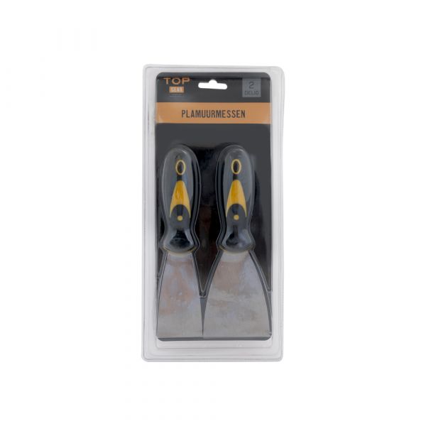 Couteaux de mastic 2 pièces, caoutchouc