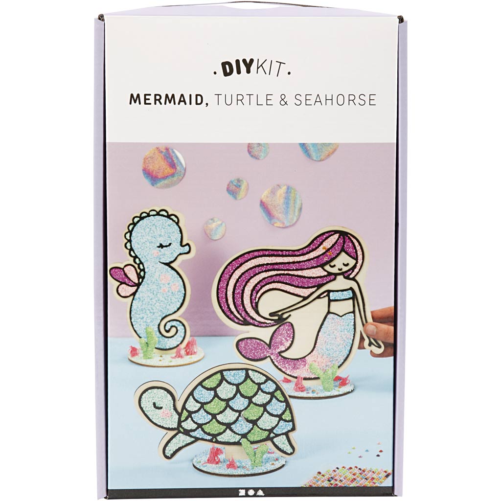 Foam clay mermaid, 1 set