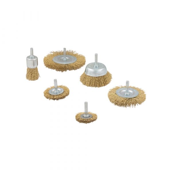 Topgear-Stahlbürsten 6-teilige mit Marker