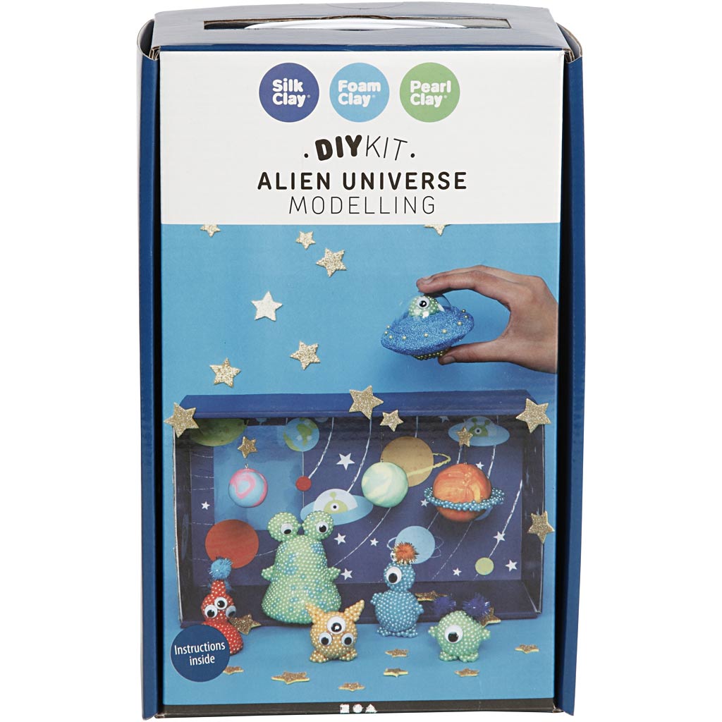 Pearl clay universe of the aliens, 1 set