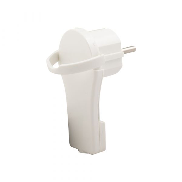 Stecker extra flach weiß