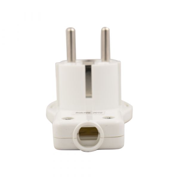 Stecker extra flach weiß