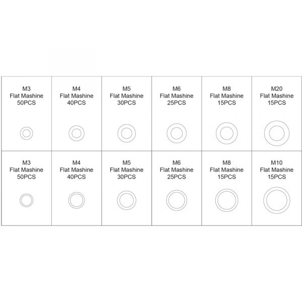 Topgear TOPGEAR Rings assortment 350 pieces*