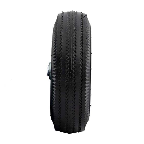 Pyörän 350x10 akselin reikä 16 mm. pneumaattinen rengas
