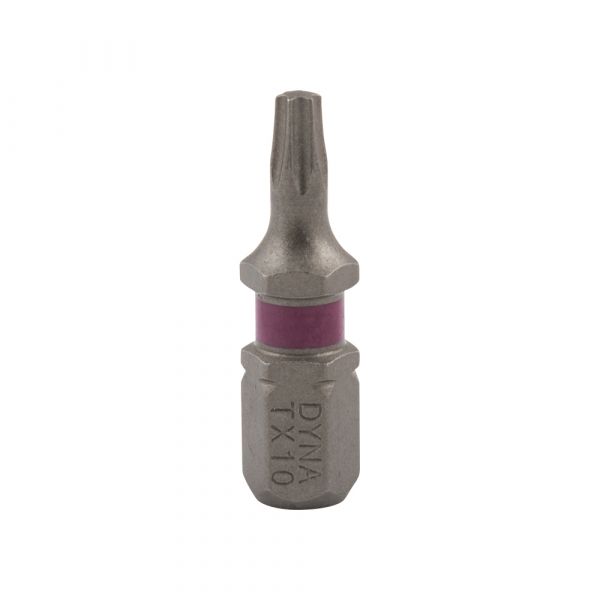Screw bit 25 mm TX-10 pink 10x