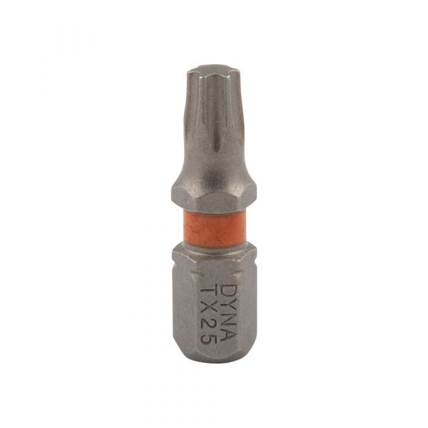 Screwdriver bit 25 mm TX-25 orange 10x
