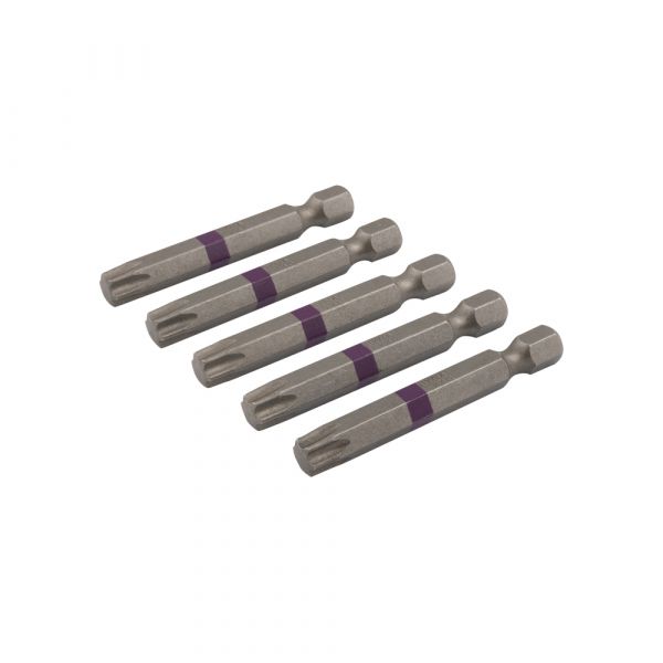 Screwdriver bit 50 mm TX-40 purple 5x