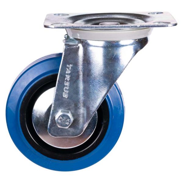 Tarsus Zwenkwiel 100 mm. blå
