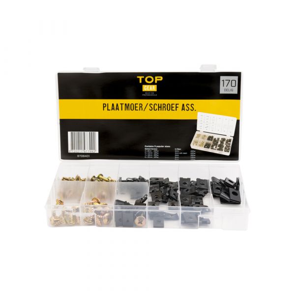 TOPGEAR PLATE NUT SCUS Ass. 170-kus.