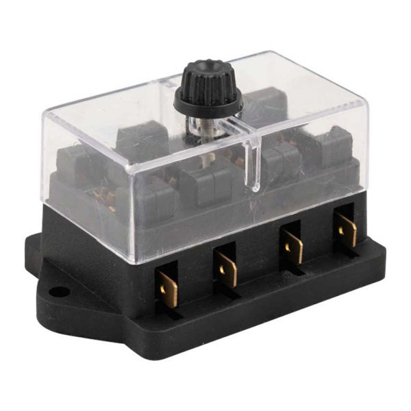 Boîte à fusibles pour 4 fusibles