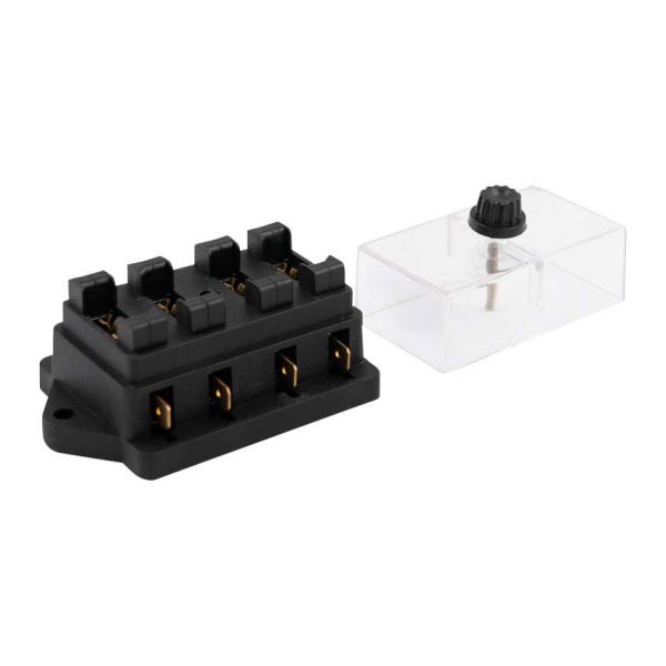 Boîte à fusibles pour 4 fusibles