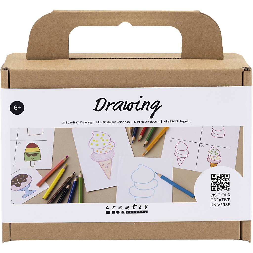 Creativ company mini hobby set drawing, sweets, 1 box