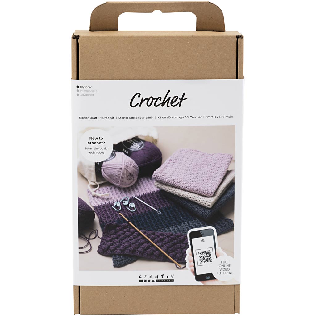 Creativ company starter hobby set crochet, 1 box