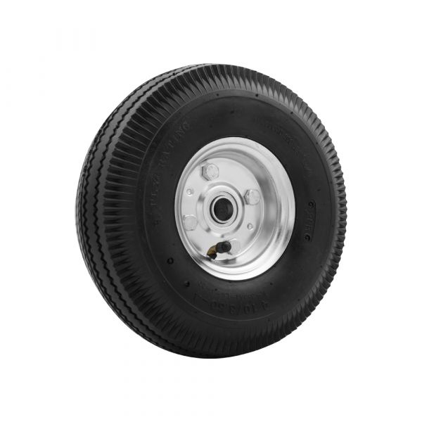 Pyörän 350x10 akselin reikä 20 mm. pneumaattinen rengas