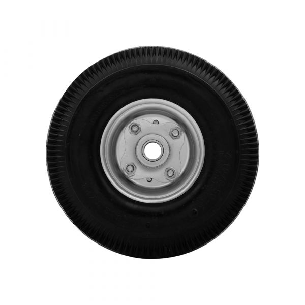 Pyörän 350x10 akselin reikä 20 mm. pneumaattinen rengas