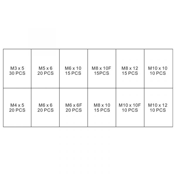 Topgear Topgear Allen Set Set Ass. 200 pièces