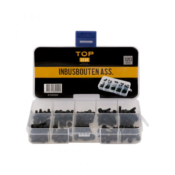 Topgear TOPGEAR Allen bolt ass. 120 pieces