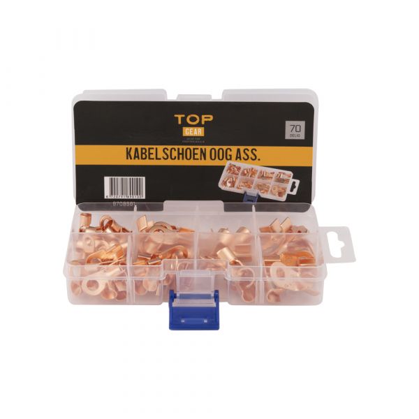 Topgear TOPGEAR Cable lug eye assorted 70-piece