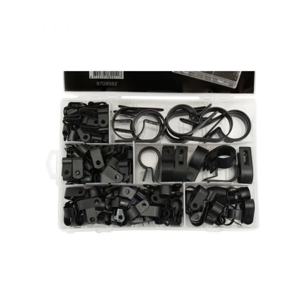 Topgear TOPGEAR Cable guides assorted 200 pieces