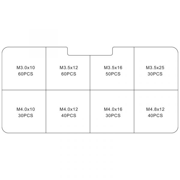 Topgear TOPGEAR Parkers Black assorted 340-piece