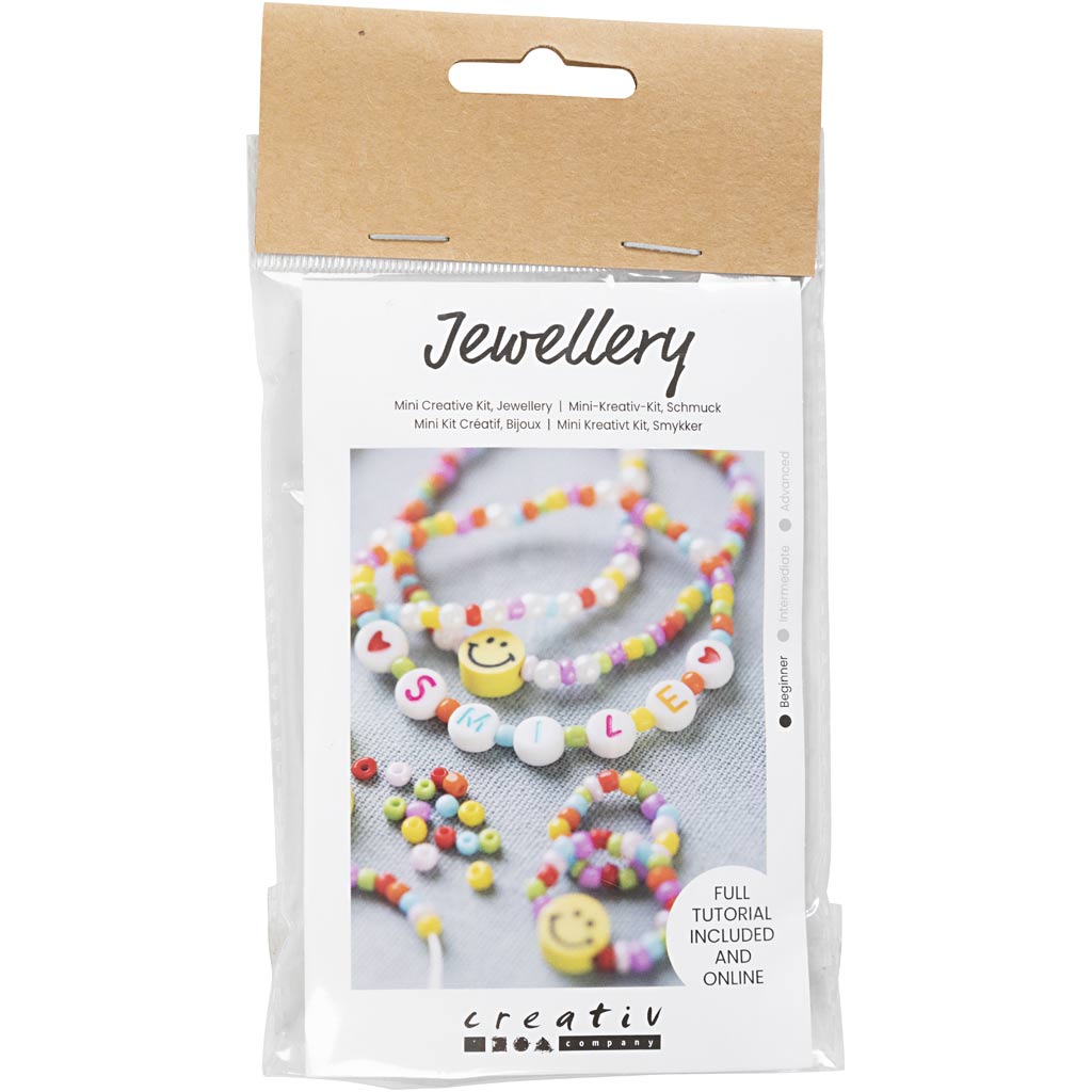 Creativ company mini hobby set jewelry, bracelet and finger ring, 1 box
