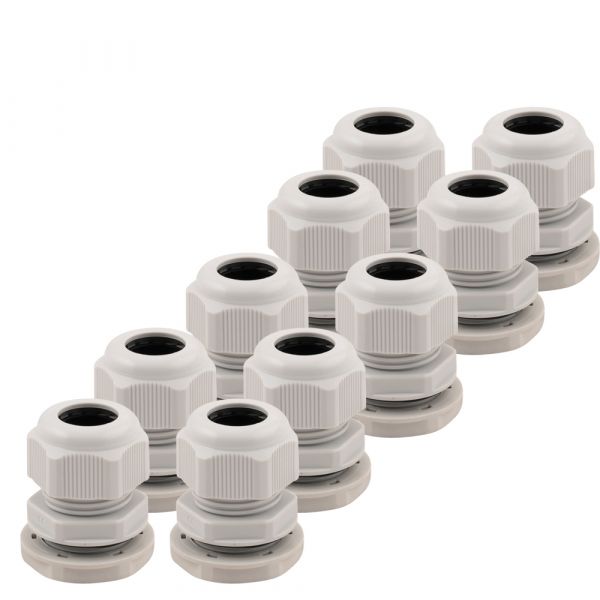 Pressacavo m20 grigio 10 pezzi.