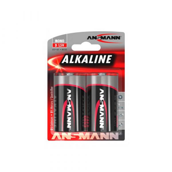 Alkaline batterij lr20 2st.