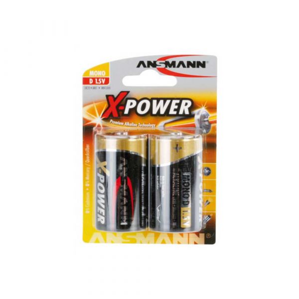 X-power alkaline batterij lr20 2st.