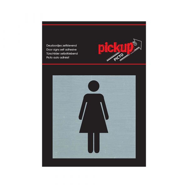 ALULOOK LADIES Plate - Autoadesivo 80x80 mm.