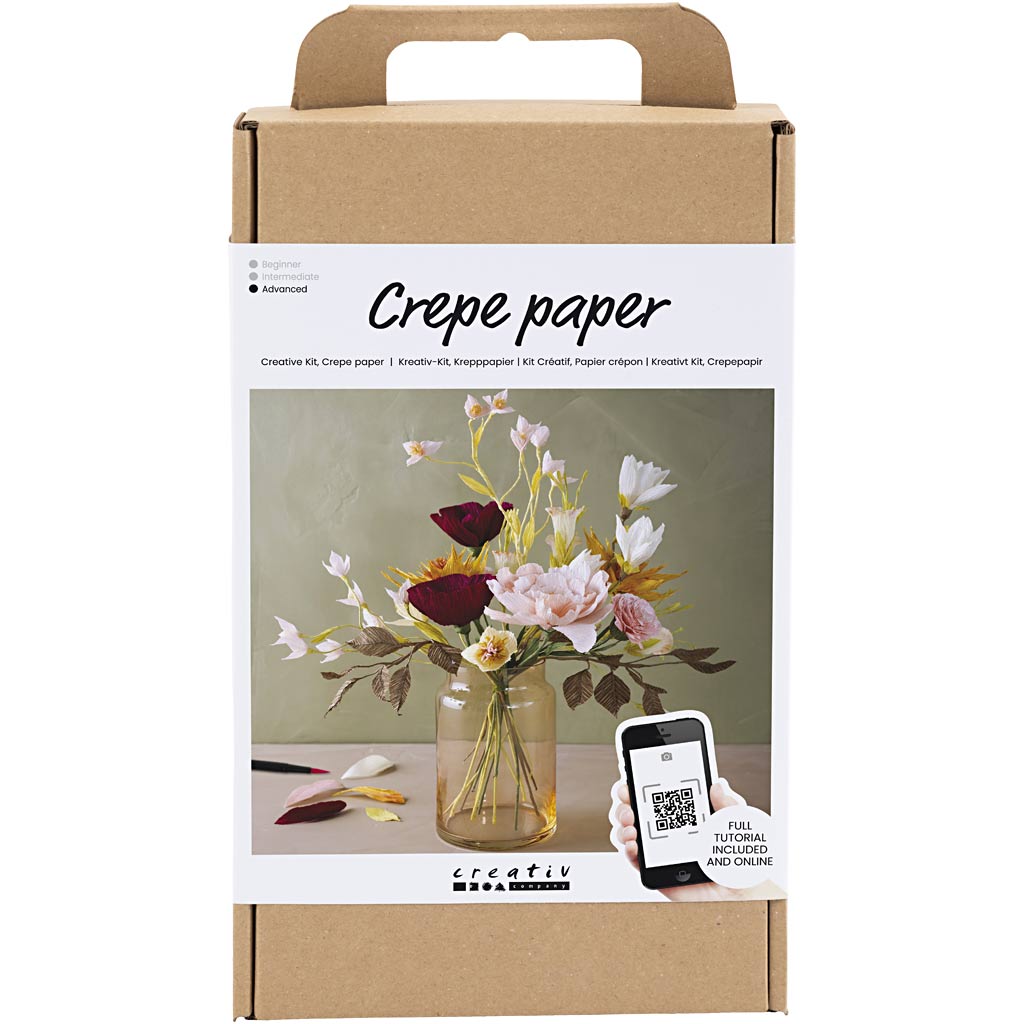 Creativ company hobby set crepe paper, bouquet, crepe ratio: 180%, 1 box